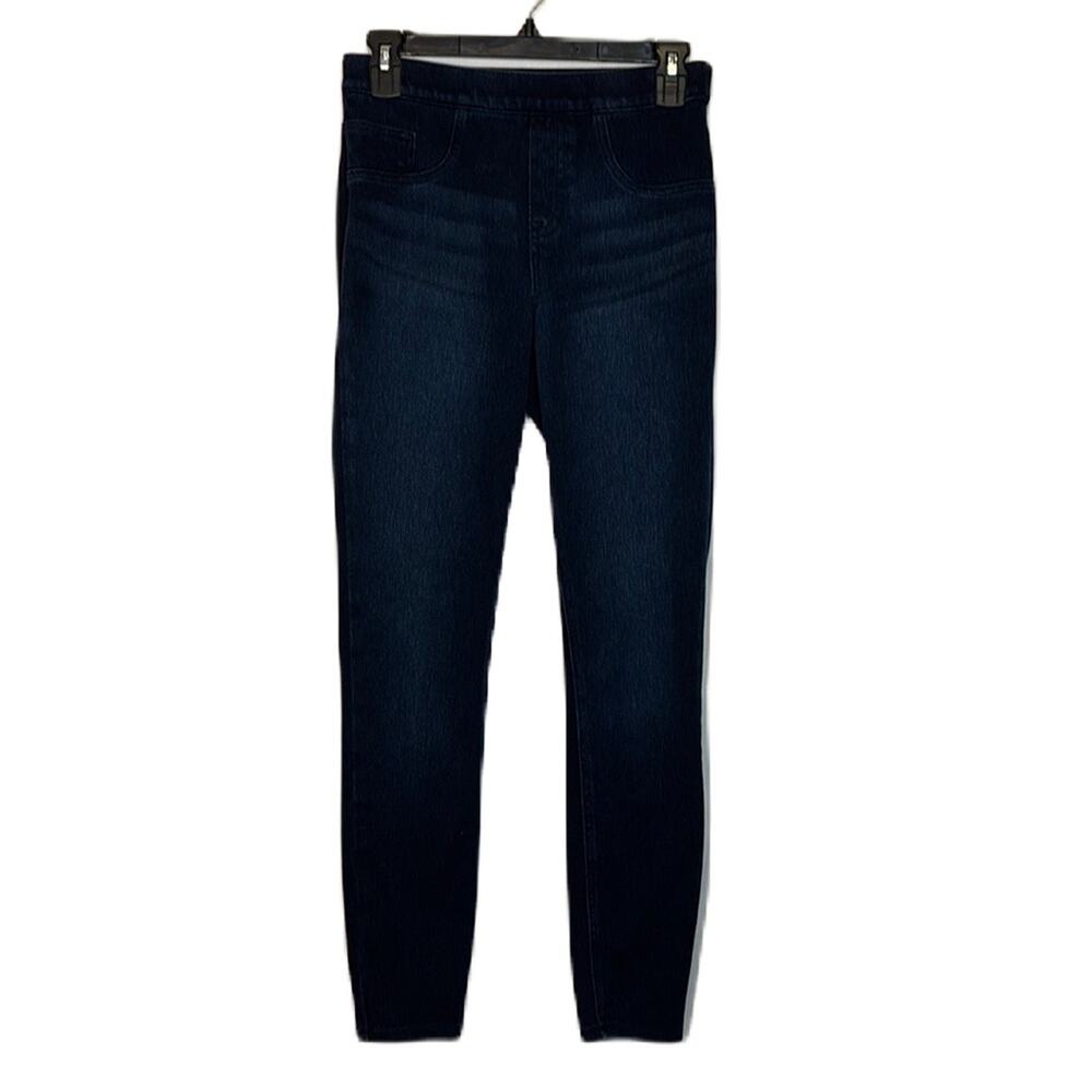 Spanx Ankle Jean-ish Leggings Jeans Pull On Dark Wash Pants Size S